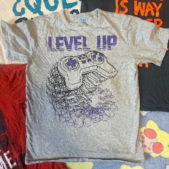 set of 5 cotton t-shirts Boys size L 10/12 - Picture 2 of 11